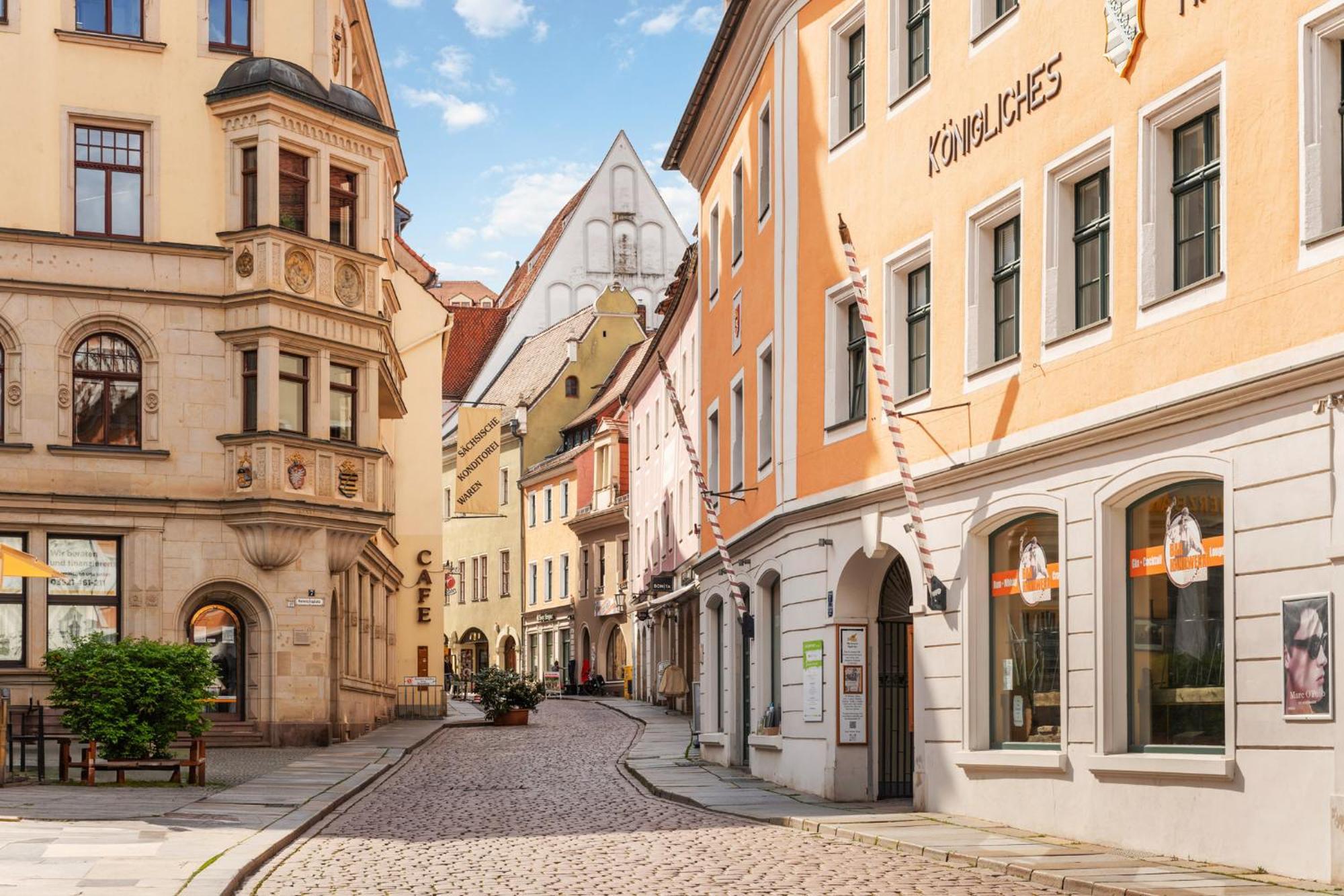 Schoene Altstadt Ferienwohnung Gruppen Familien Parkplatz Meissen Exterior photo